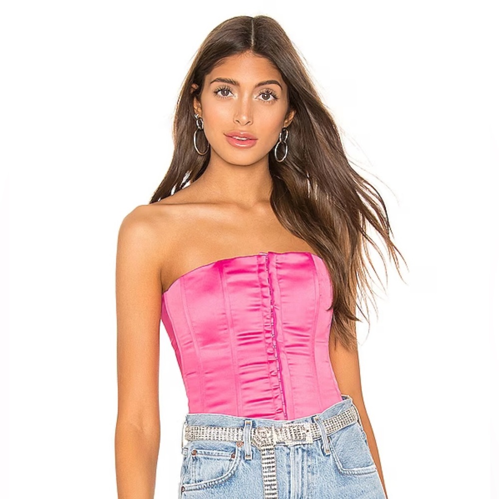 Danielle Guizio Pink Corset